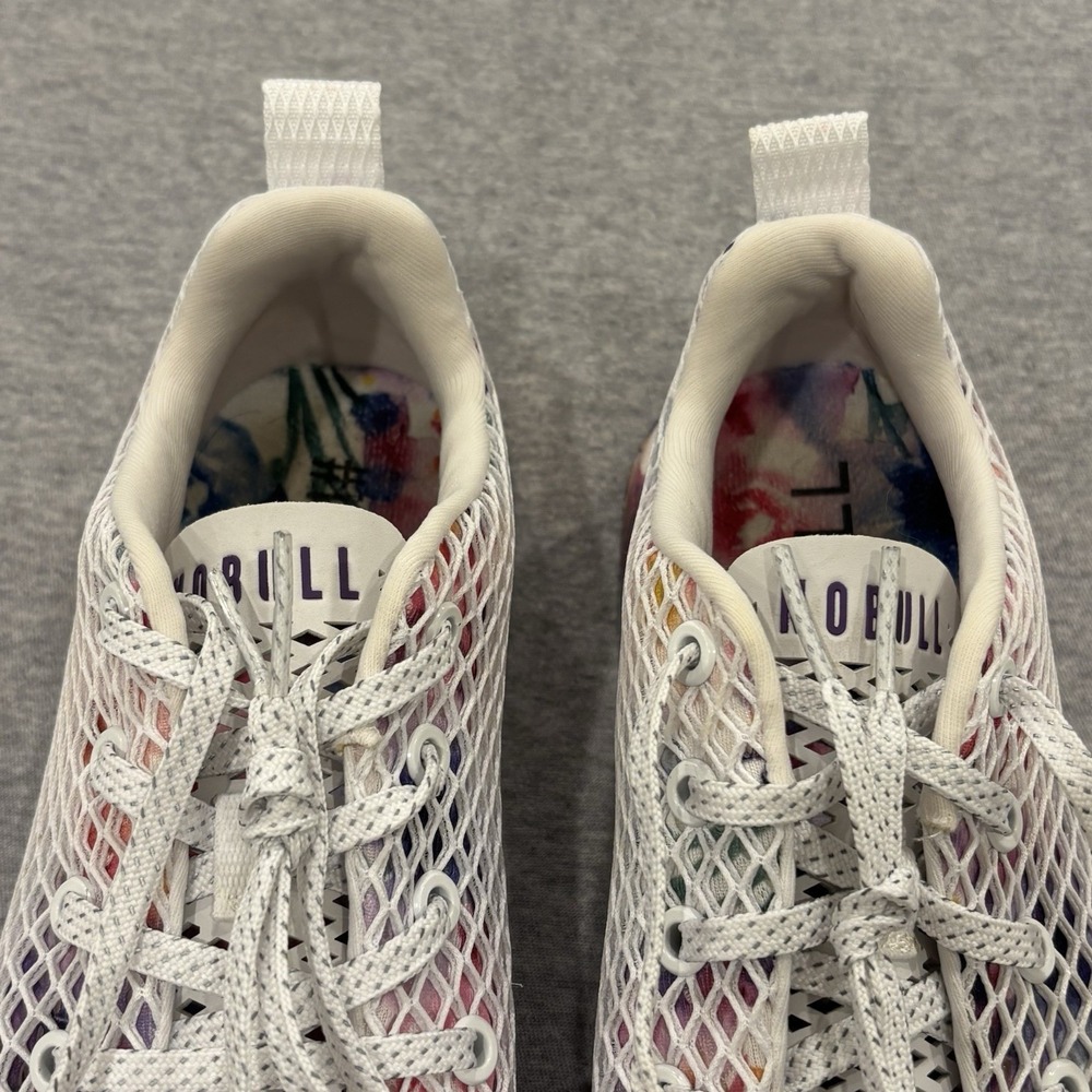 Nobull Mesh Floral Shoes Women's Size 8 Men's 6.5 Sneakers Athletic Runners - Picture 8 of 9